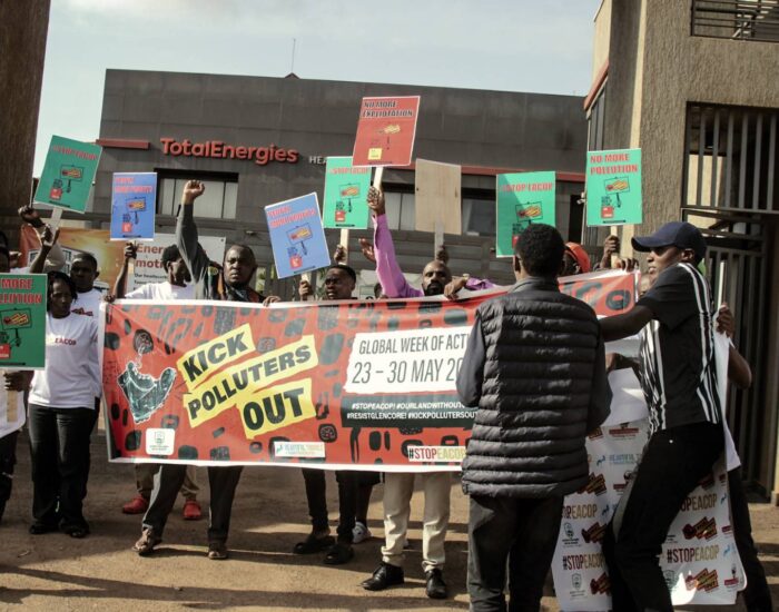 Ahead of TotalEnergies AGM, activists in Uganda